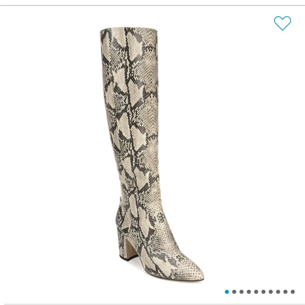 Sam Edelman Hai Snake Print Boots